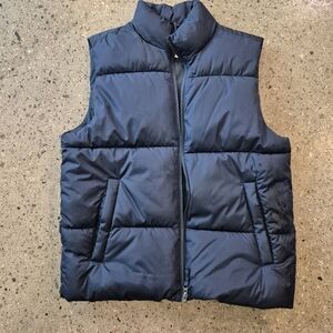Old Navy Medium Navy Blue Quilted Vest
